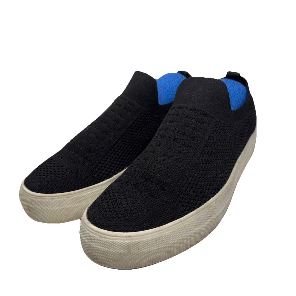 Size 9 - Steve Madden Daray Slip On Shoes - Black Fabric